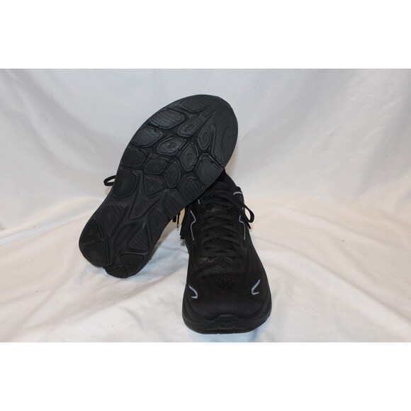 NIB Hoka One Men\'s Clifton 10 WIDE Running Athletic Sneakers‎ BBLC BLACK main image 4
